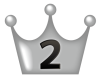 ランキング2位、銀